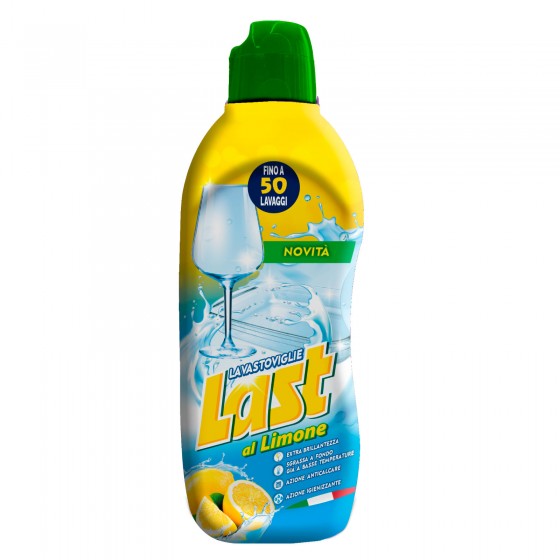 Gel Detergente al Limone per Lavastoviglie - Flacone da 650ml Last