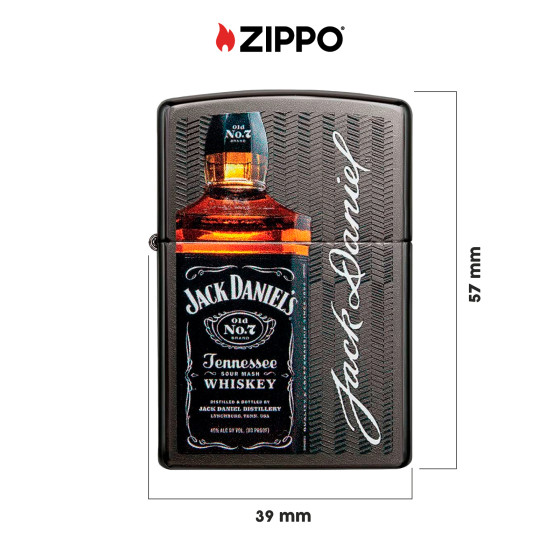 Zippo Accendino Originale Jack Daniel's –