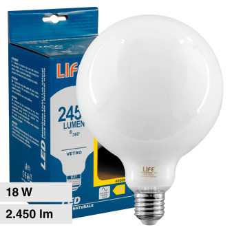 Lampadina led E27 16W luce fredda 6500K E27-U-16W-F