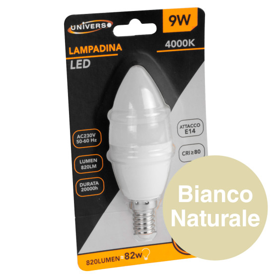 Osram Lampadine A Candela LED 4W Attacco E14 Luce Naturale 4000K
