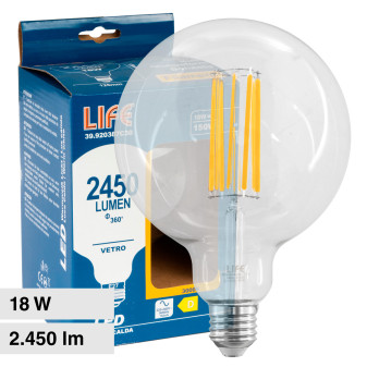 Lampadina LED E27 24 Watt Globo (2450 lumen)