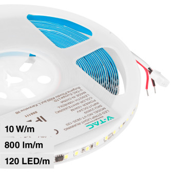 V-Tac VT-2835 Striscia LED Flessibile Running 100W Monocolore 120 LED/m 24V -...