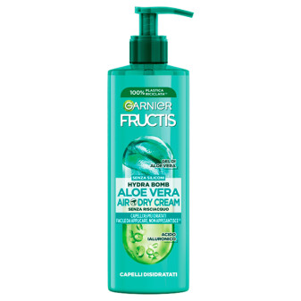Garnier Fructis Hydra Bomb Aloe Vera Air-Dry Cream Trattamento Anti Crespo...