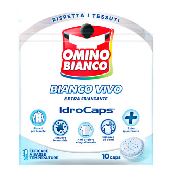 Omino Bianco Additivo Bianco Vivo Idrocaps 5 Azioni Extra Sbiancante -...