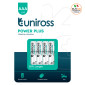 Uniross Power Plus Alkaline LR03 Mini Stilo AAA 1,5V Pile Alcaline - Blister da 4 Batterie