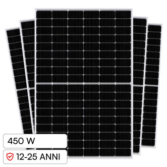V-Tac Pannelli Solari Fotovoltaici 450W Monocristallini - SKU 11860 / 1186014...