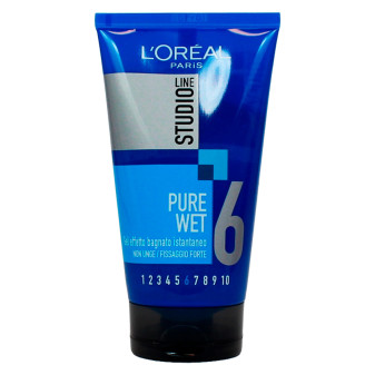 L'Oréal Paris Studio Line Pure Wet Gel Effetto Bagnato 24h Tenuta 6 Forte -...