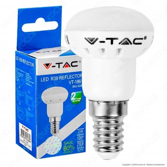 V-TAC VT-1861 4220 Lampadina LED E14 3W R39 4000K