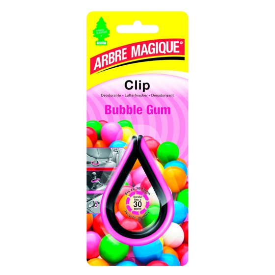 Arbre Magique Clip Deodorante per Auto Bubble Gum Lunga Durata