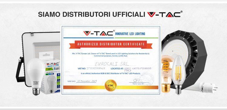 LED Italia  V-TAC Italia: Distribuzione Ufficiale V-TAC®
